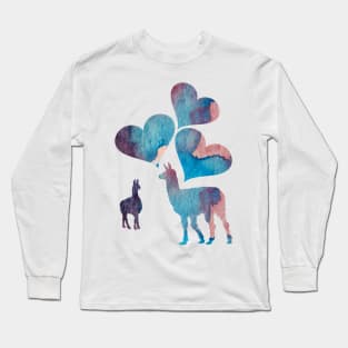 Llamas art Long Sleeve T-Shirt